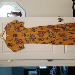 Matilda Jane Mustard Yellow Floral Maxi Dress